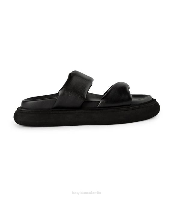 Sandalen| de Tony Bianco Frauen Juni-Sandalen schwarzes Nappaleder 4624639